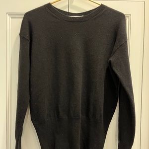 Vince crewneck cut out back detail cashmere sweater